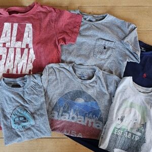 Graphic Tees Collection - Red, Gray, Blue